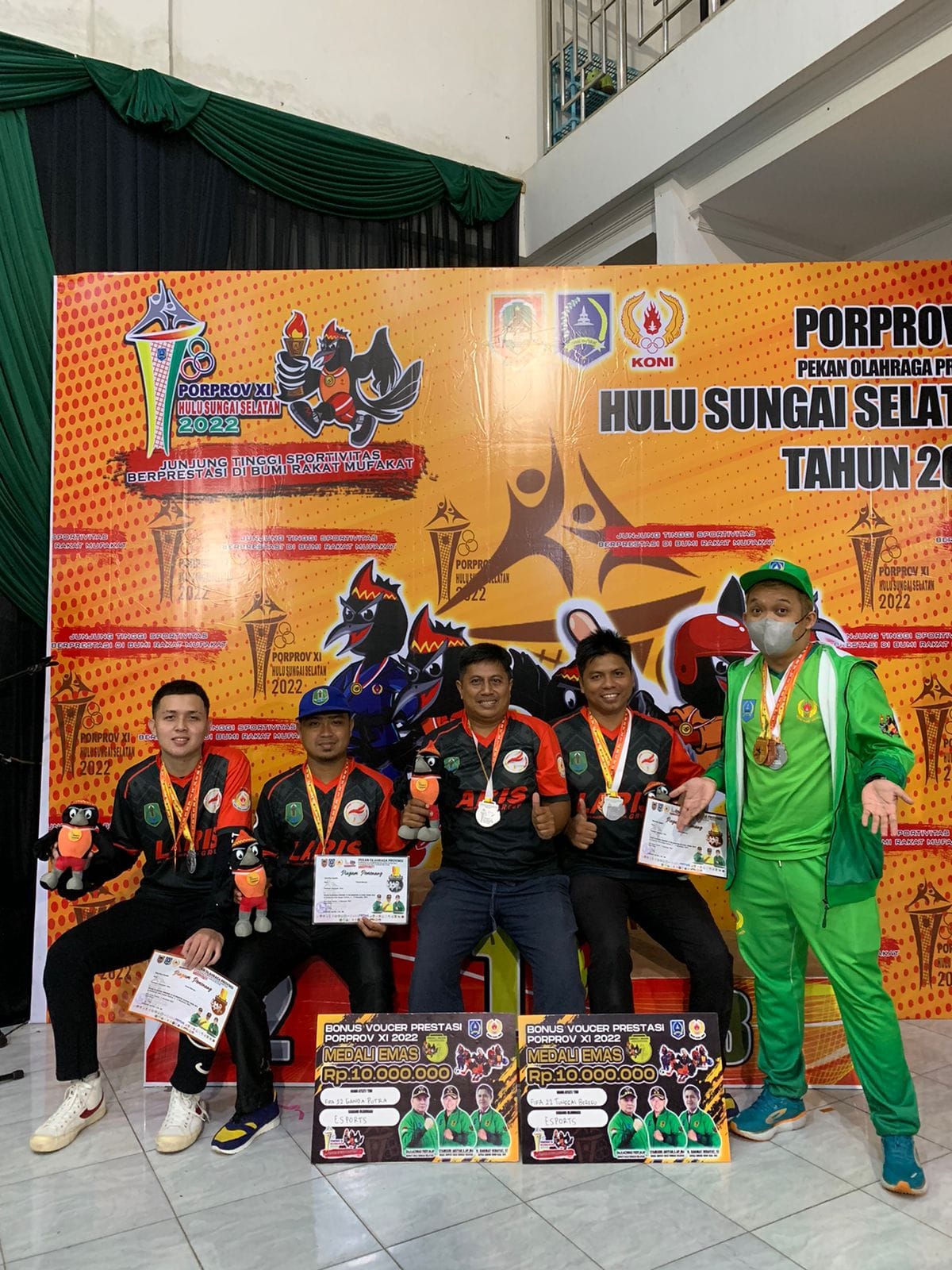 Siswa MAN 2 HSU Raih Medali Pada Cabang E-Sport Porprov XI Kalsel 2022