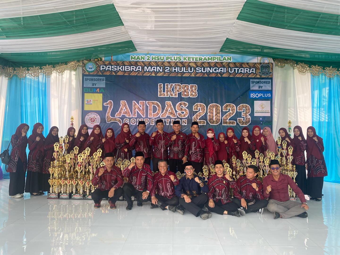 Paskibra MAN 2 HSU Sukses Laksanakan Landas Competition 2023