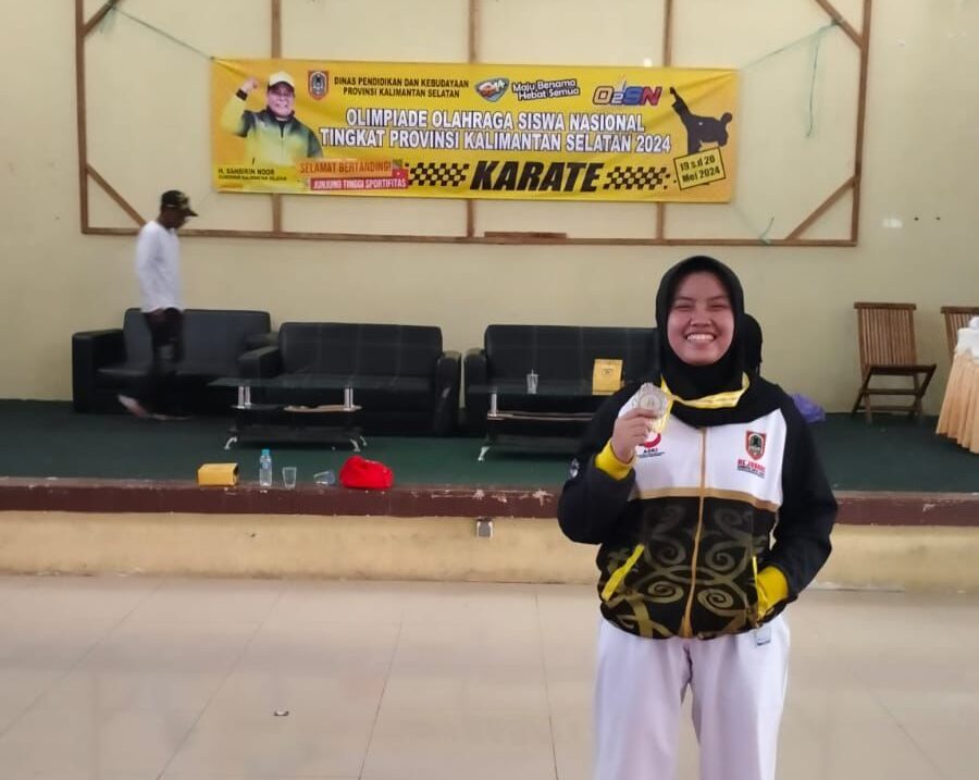 Nida Alieya Ilmi, Siswa MAN 2 HSU Raih Juara 3 Karate di O2SN Provinsi Kalimantan Selatan