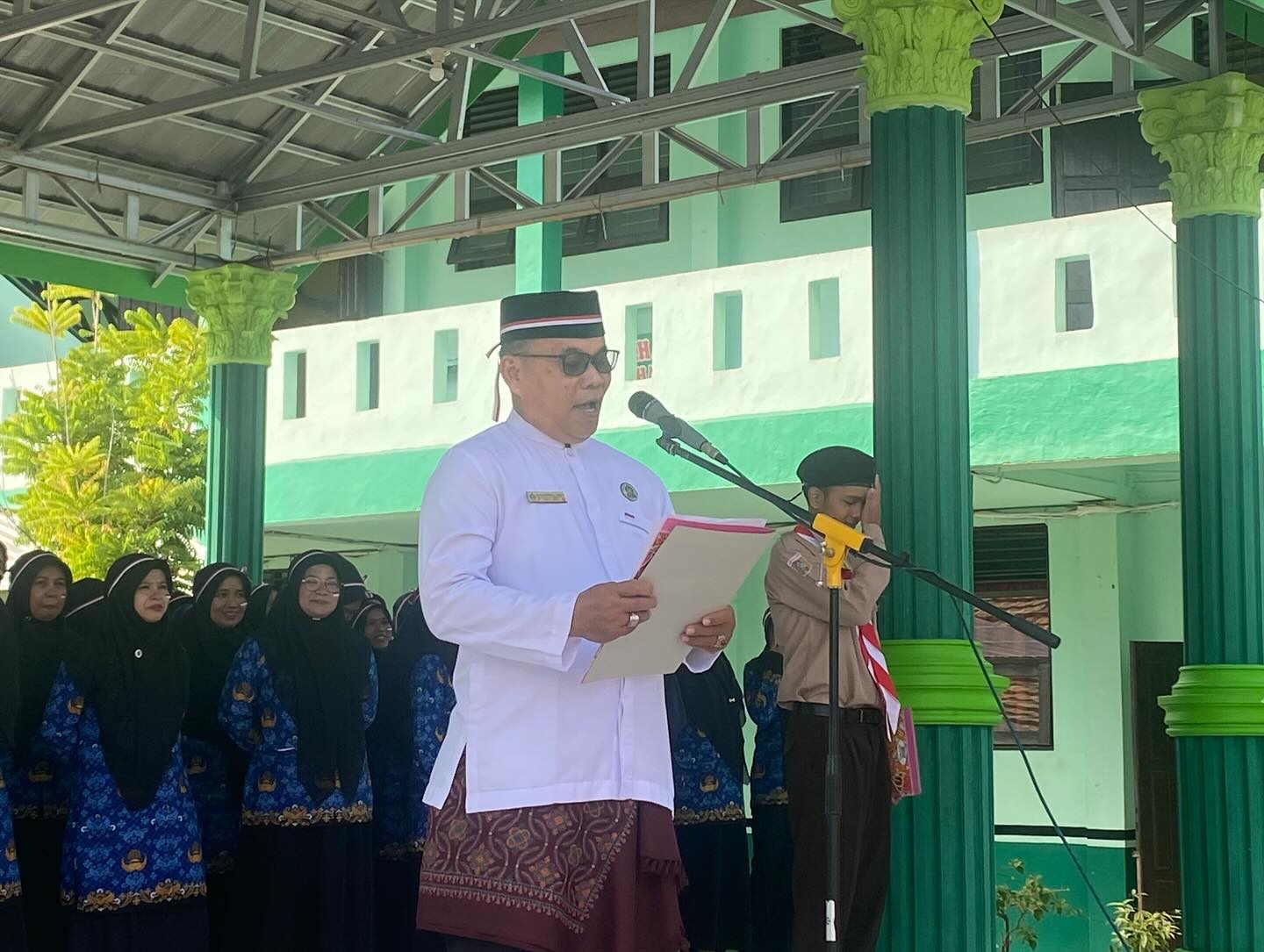 Peringati Hari Pahlawan, Kamad MAN 2 HSU Sampaikan Arti Pahlawan