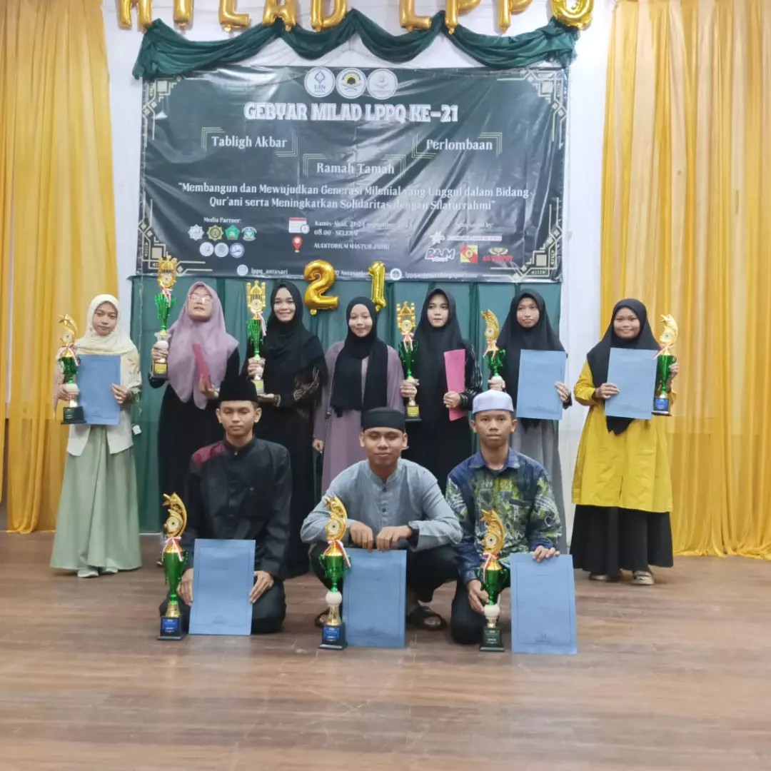 Siswa MAN 2 HSU Raih Juara Pada Gebyar Milad LPPQ UIN Antasari Bjm Ke 21