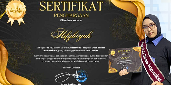 Siswi MAN 2 HSU Menjadi Finalis Duta Bahasa Internasional