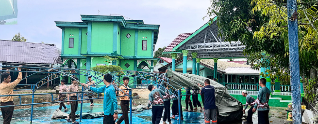 Menjelang Acara, Panitia Giat Persiapkan Harlah MAN 2 HSU Ke-33