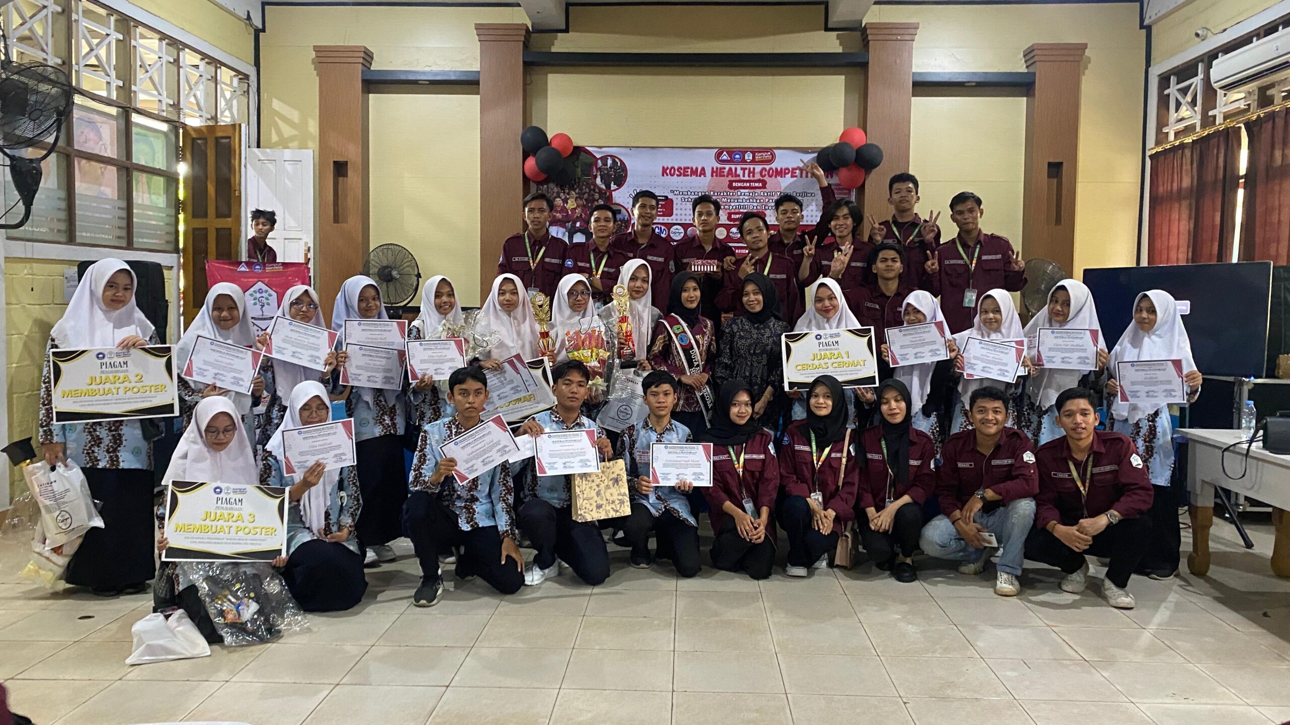 Siswa/i MAN 2 HSU Sukses Raih Juara Pada Gelaran Lomba Kosema STIA Amuntai
