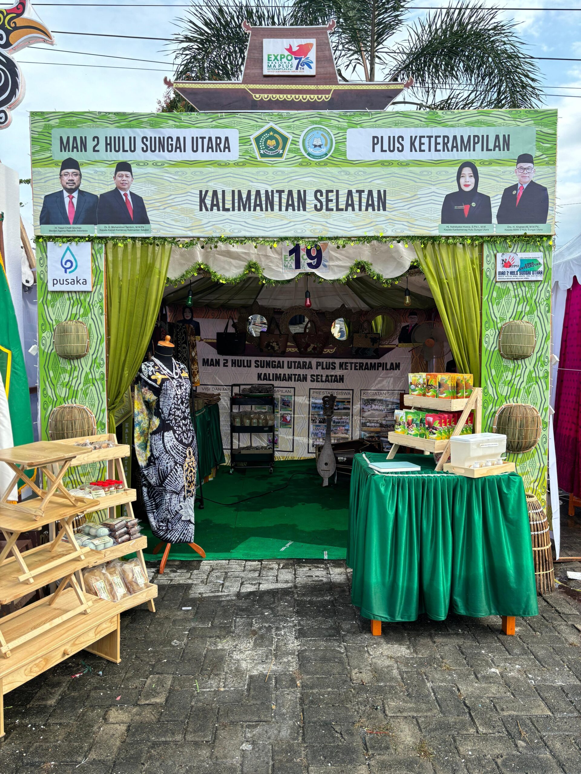 Kontingen MAN 2 HSU Antusias Ikuti Expo Madrasah Keterampilan ke-7 Tingkat Nasional