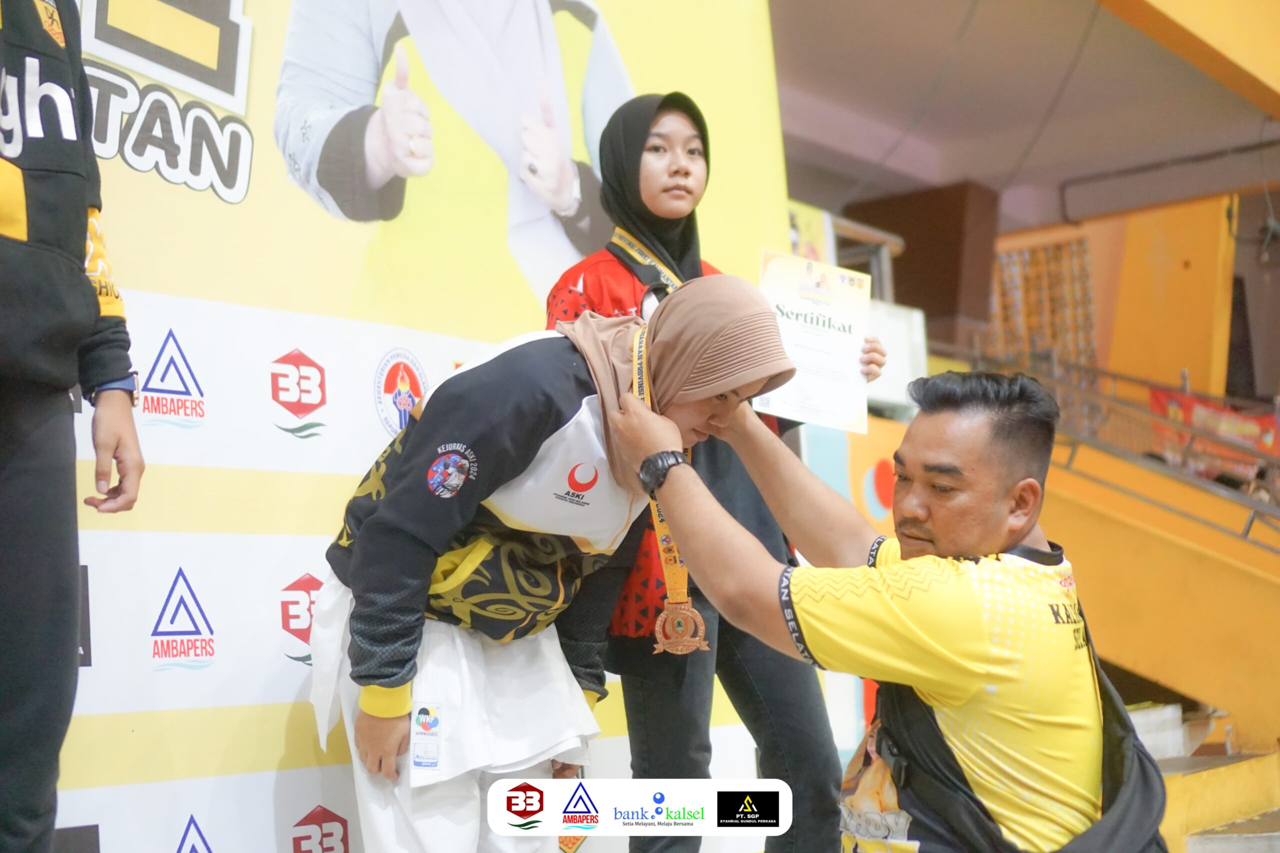 Nida Alieya Ilmi, siswi MAN 2 HSU Raih juara Pada Ajang KejurProv Karate Kalsel