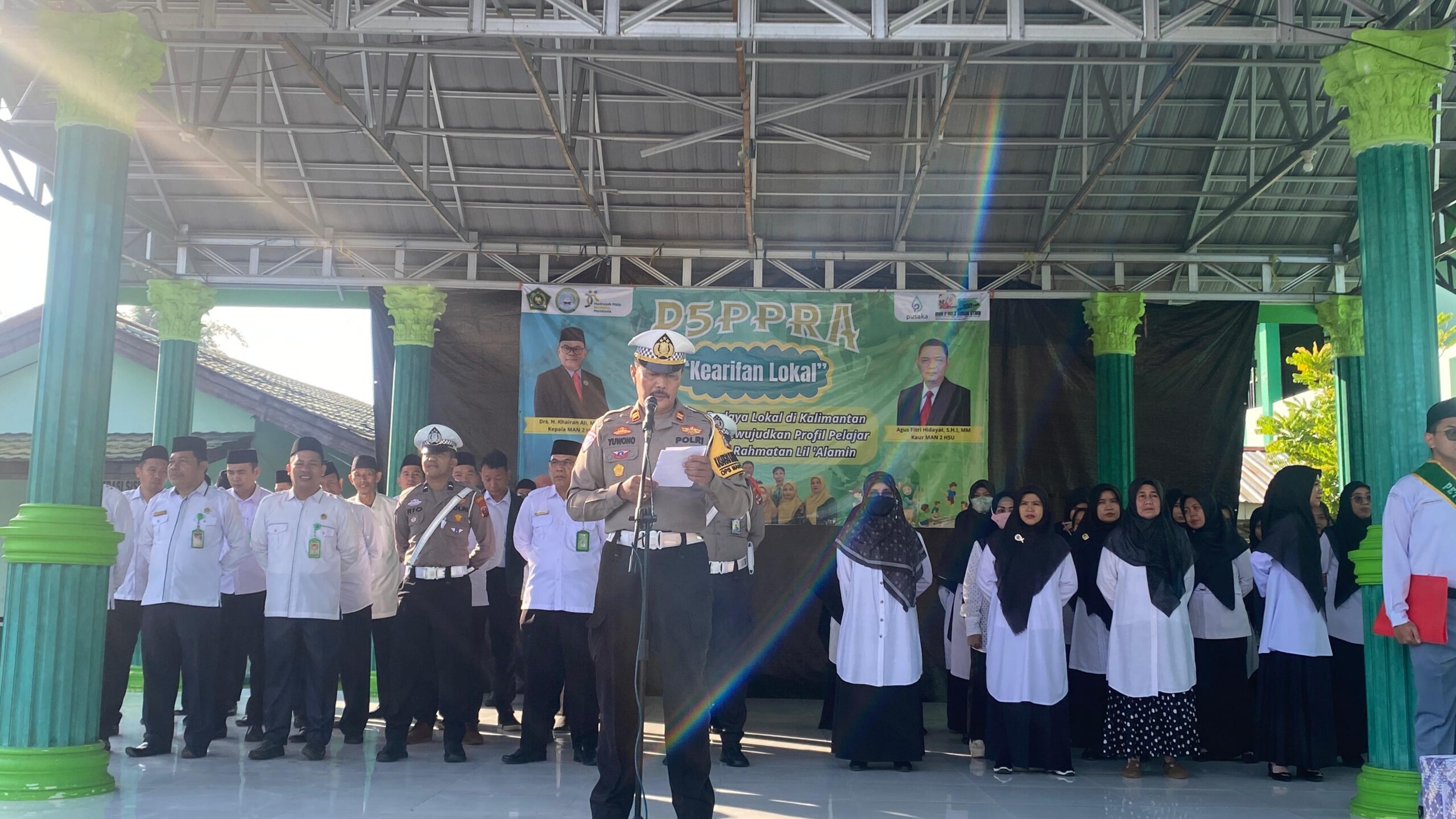 MAN 2 HSU Terima Sosialisasi Tertib Berlalu Lintas OlehSatlantas Polres HSU