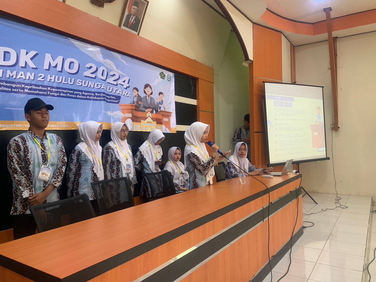 Pelaksanaan LDK MO oleh OSIM MAN 2 HSU