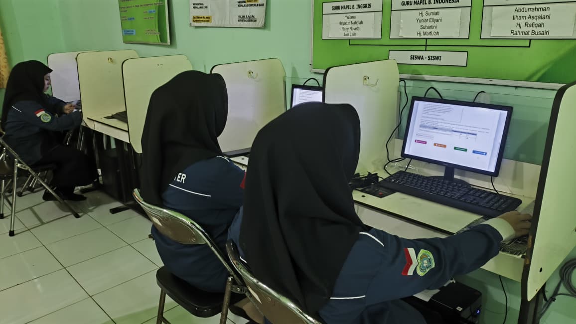 MAN 2 HSU Laksanakan Simulasi TKA Bagi Siswa Kelas XII